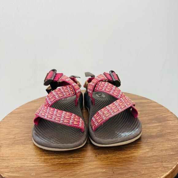 Chaco Z Cloud Pink Strappy Sandals Girls Size 12 - Picture 2 of 9